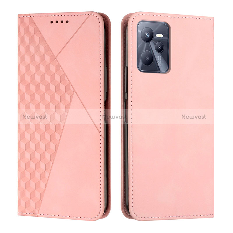 Leather Case Stands Flip Cover Holder Y02X for Realme Narzo 50A Prime