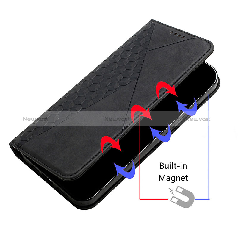 Leather Case Stands Flip Cover Holder Y02X for Samsung Galaxy A03 Core