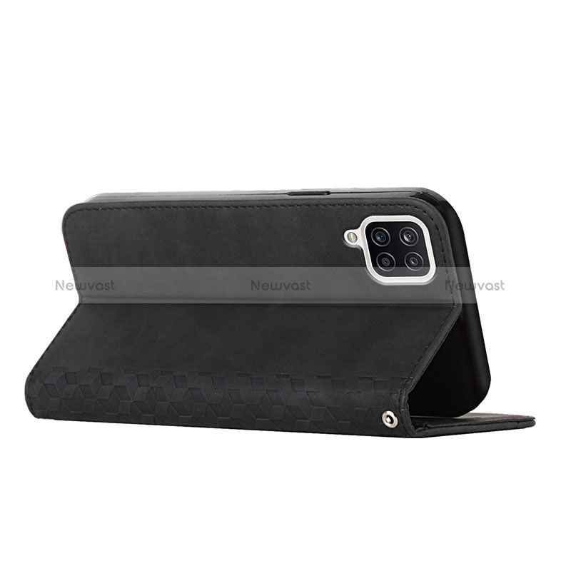 Leather Case Stands Flip Cover Holder Y02X for Samsung Galaxy A12 5G