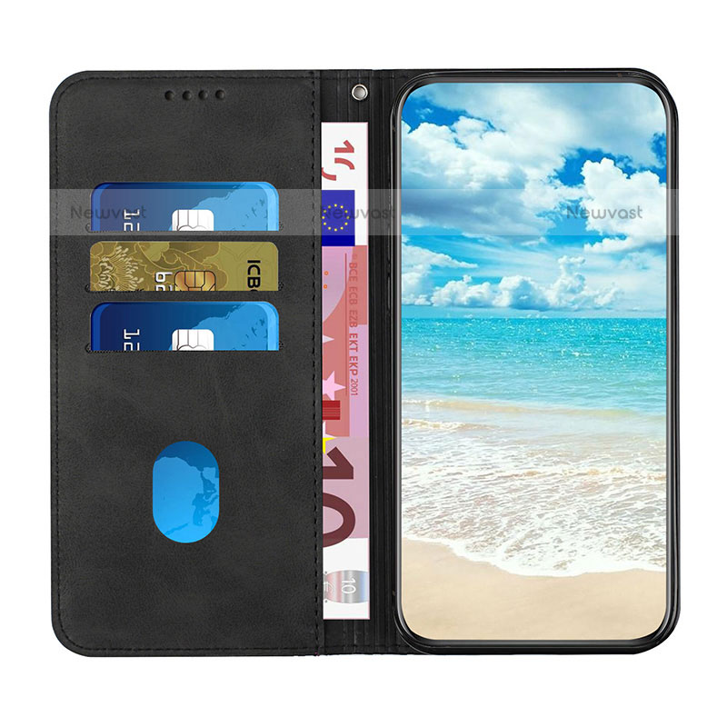 Leather Case Stands Flip Cover Holder Y02X for Samsung Galaxy A12