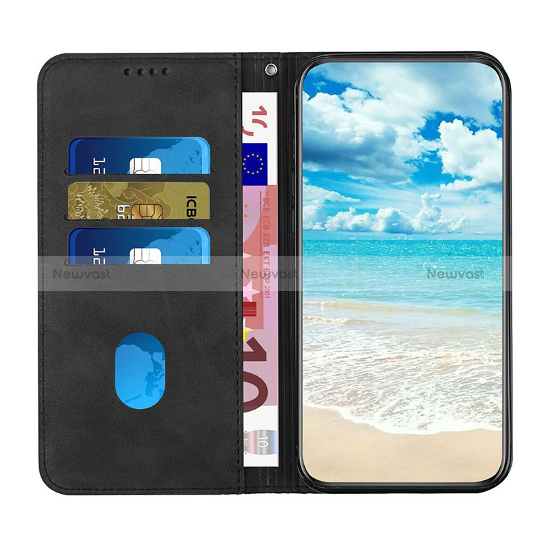 Leather Case Stands Flip Cover Holder Y02X for Samsung Galaxy A12 Nacho