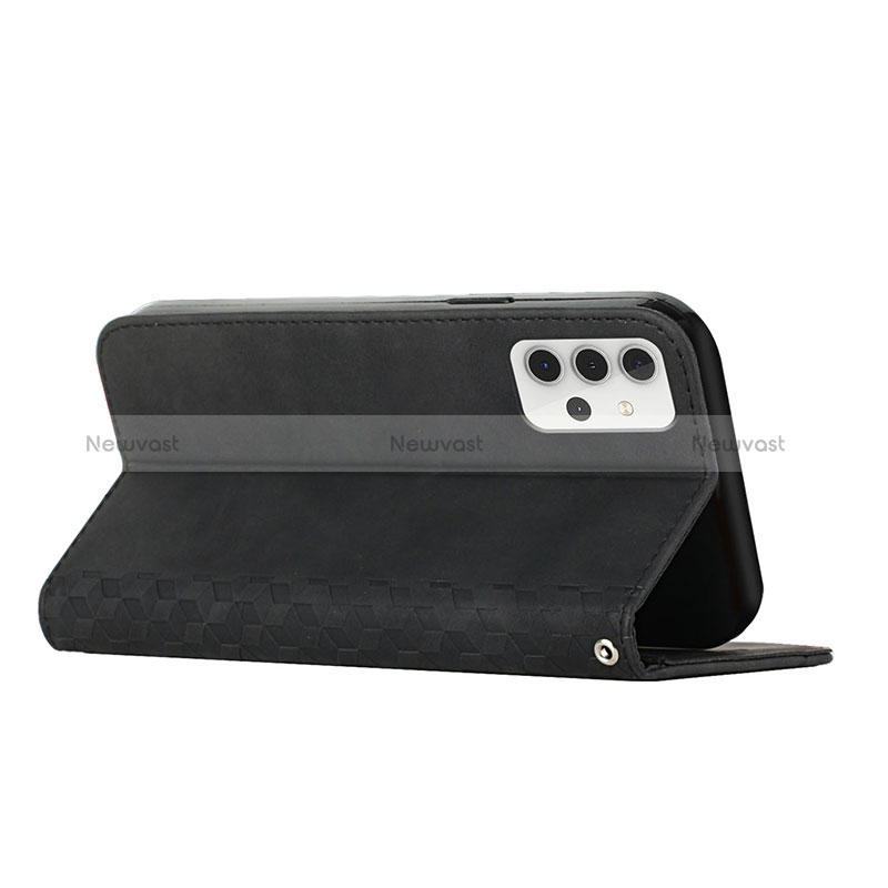 Leather Case Stands Flip Cover Holder Y02X for Samsung Galaxy A32 4G