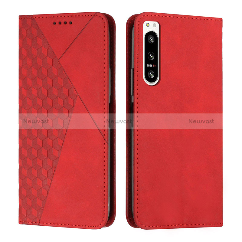 Leather Case Stands Flip Cover Holder Y02X for Sony Xperia 5 IV