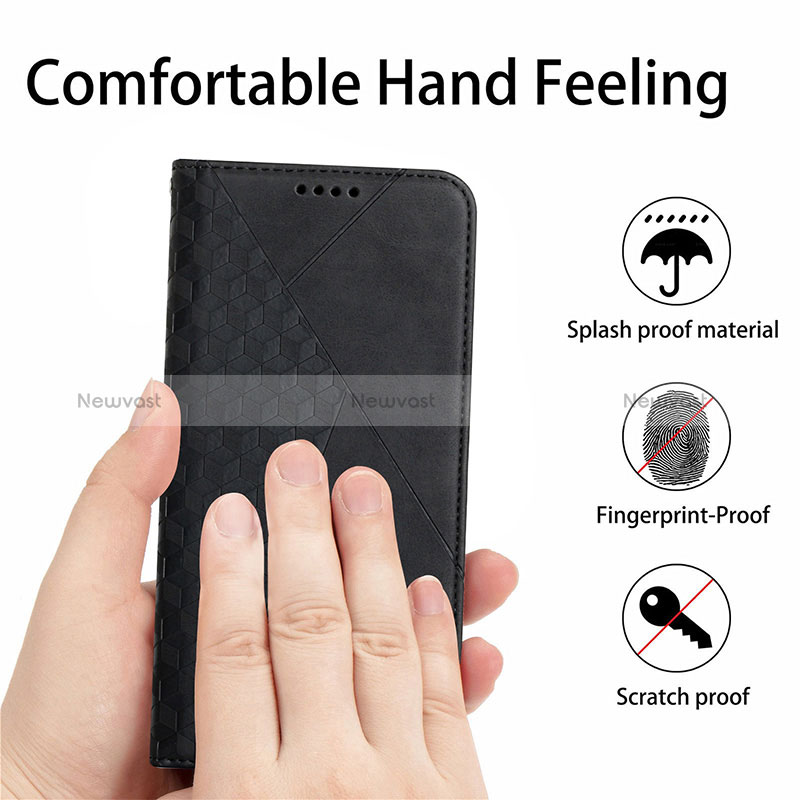 Leather Case Stands Flip Cover Holder Y02X for Xiaomi Poco M5S