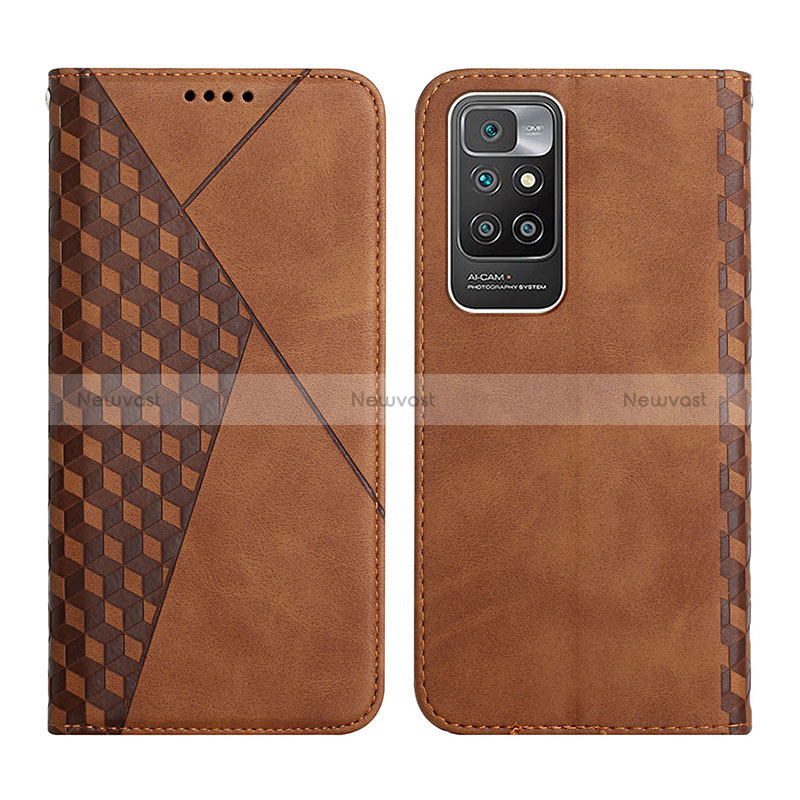 Leather Case Stands Flip Cover Holder Y02X for Xiaomi Redmi 10 (2022)