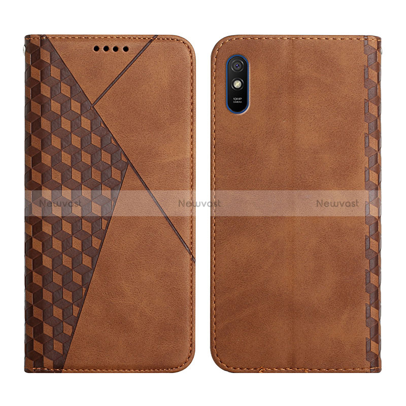 Leather Case Stands Flip Cover Holder Y02X for Xiaomi Redmi 9A