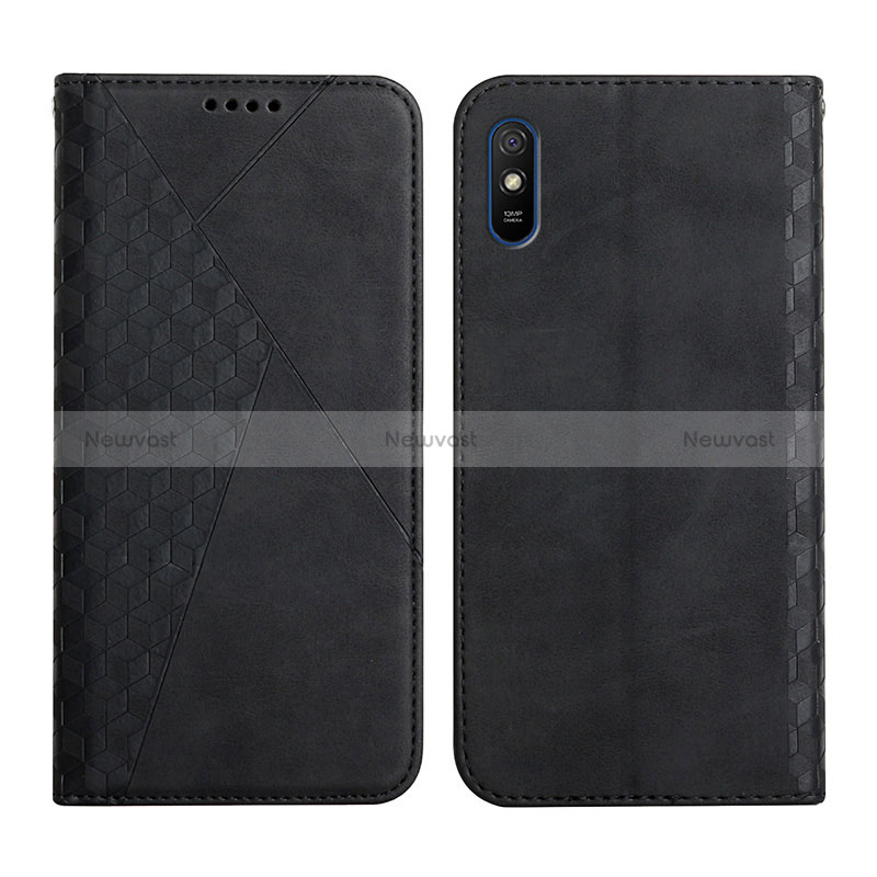 Leather Case Stands Flip Cover Holder Y02X for Xiaomi Redmi 9A