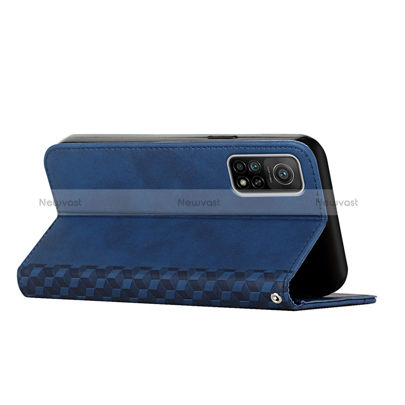 Leather Case Stands Flip Cover Holder Y02X for Xiaomi Redmi K30S 5G