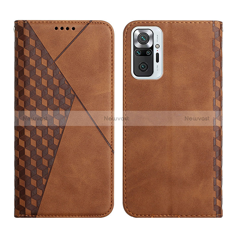 Leather Case Stands Flip Cover Holder Y02X for Xiaomi Redmi Note 10 Pro 4G