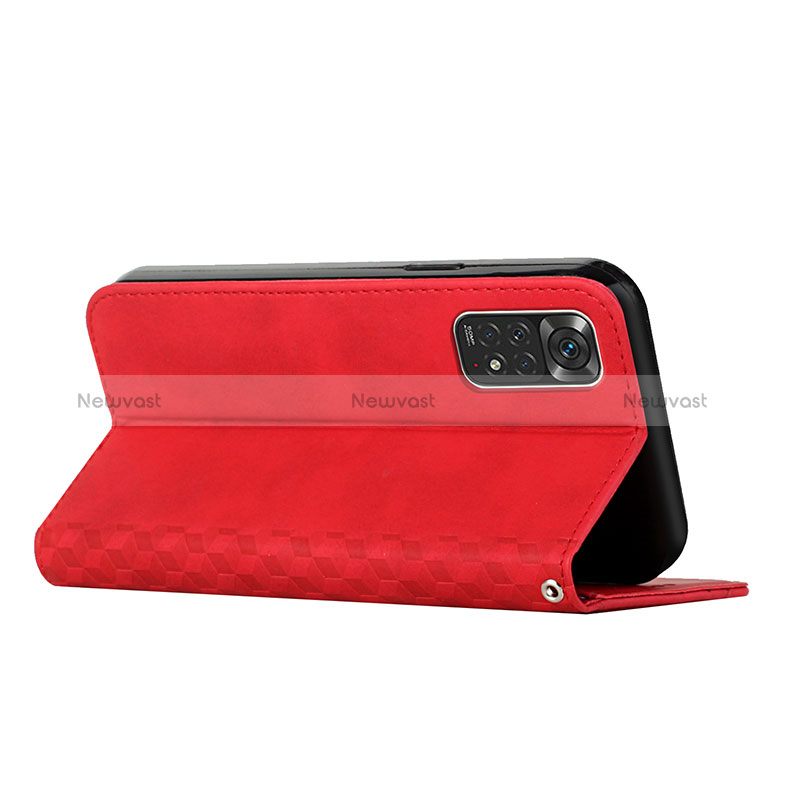 Leather Case Stands Flip Cover Holder Y02X for Xiaomi Redmi Note 11 4G (2022)