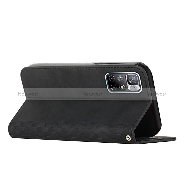 Leather Case Stands Flip Cover Holder Y02X for Xiaomi Redmi Note 11 5G