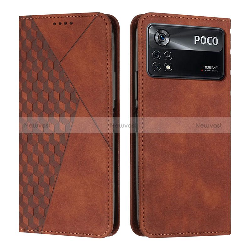 Leather Case Stands Flip Cover Holder Y02X for Xiaomi Redmi Note 11E Pro 5G