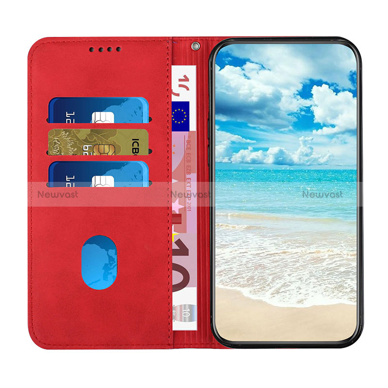 Leather Case Stands Flip Cover Holder Y02X for Xiaomi Redmi Note 9S