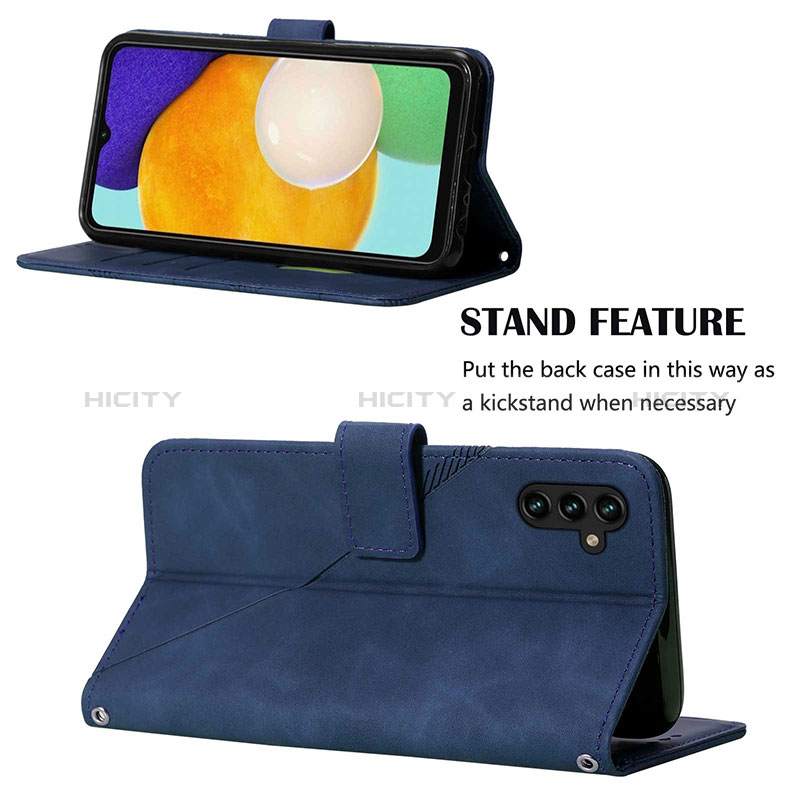 Leather Case Stands Flip Cover Holder Y03B for Samsung Galaxy A04s