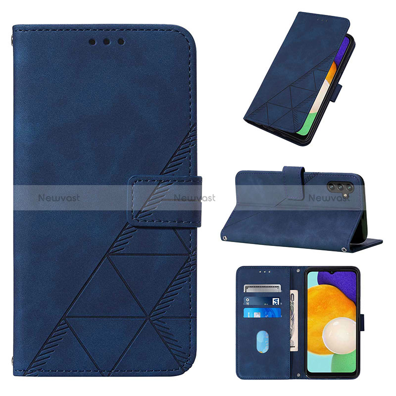 Leather Case Stands Flip Cover Holder Y03B for Samsung Galaxy A13 5G