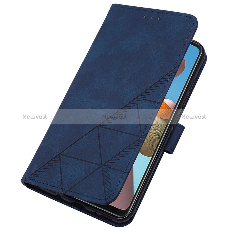 Leather Case Stands Flip Cover Holder Y03B for Samsung Galaxy A21s