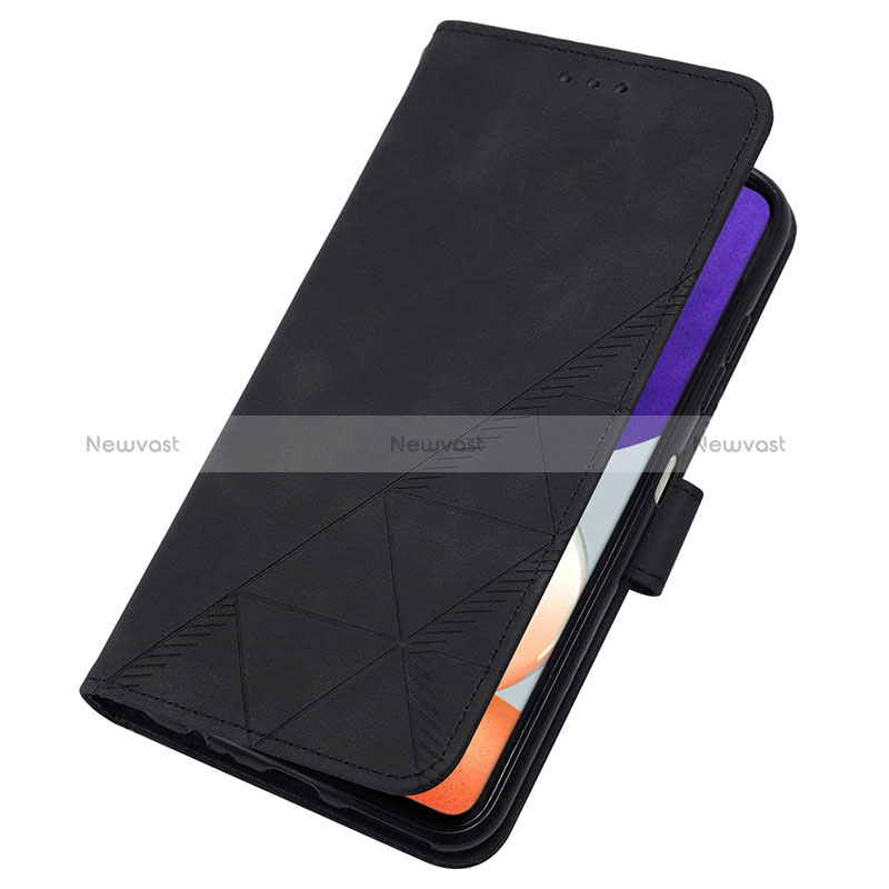 Leather Case Stands Flip Cover Holder Y03B for Samsung Galaxy A22 4G