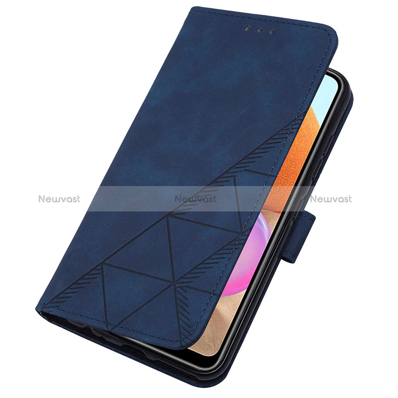 Leather Case Stands Flip Cover Holder Y03B for Samsung Galaxy A32 4G