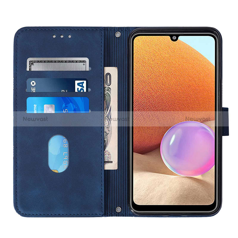 Leather Case Stands Flip Cover Holder Y03B for Samsung Galaxy A32 5G