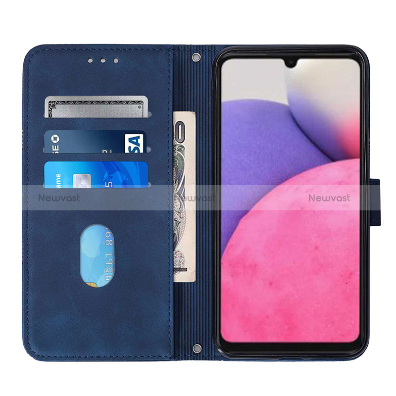 Leather Case Stands Flip Cover Holder Y03B for Samsung Galaxy A33 5G