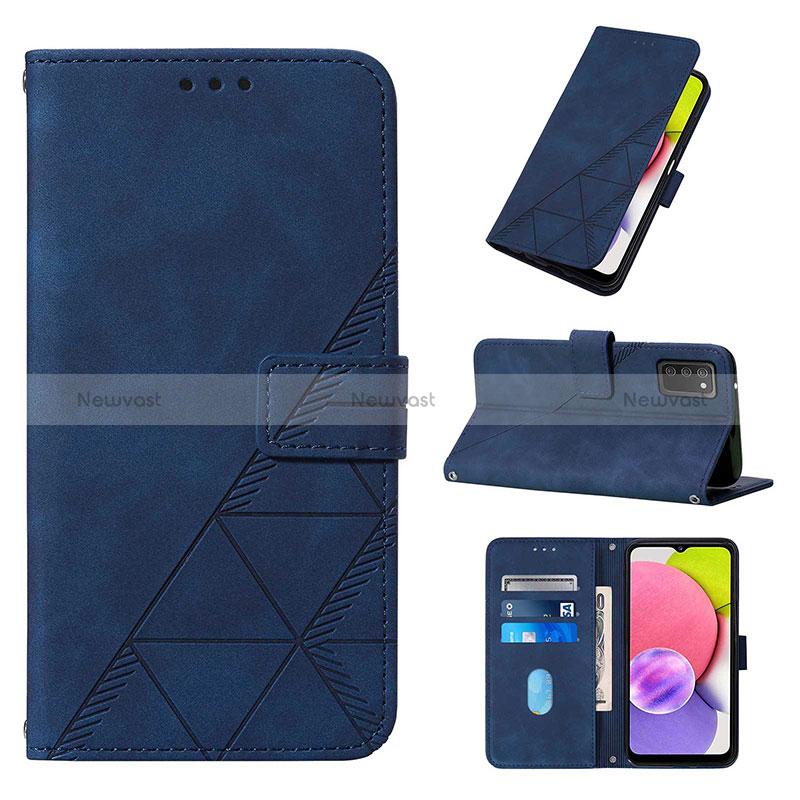 Leather Case Stands Flip Cover Holder Y03B for Samsung Galaxy F02S SM-E025F