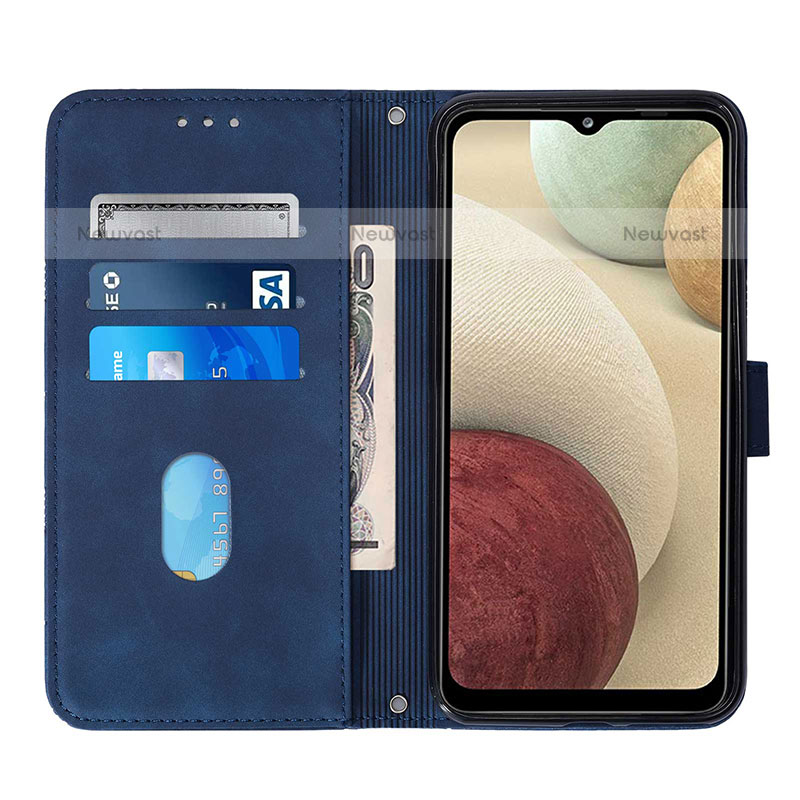 Leather Case Stands Flip Cover Holder Y03B for Samsung Galaxy F12