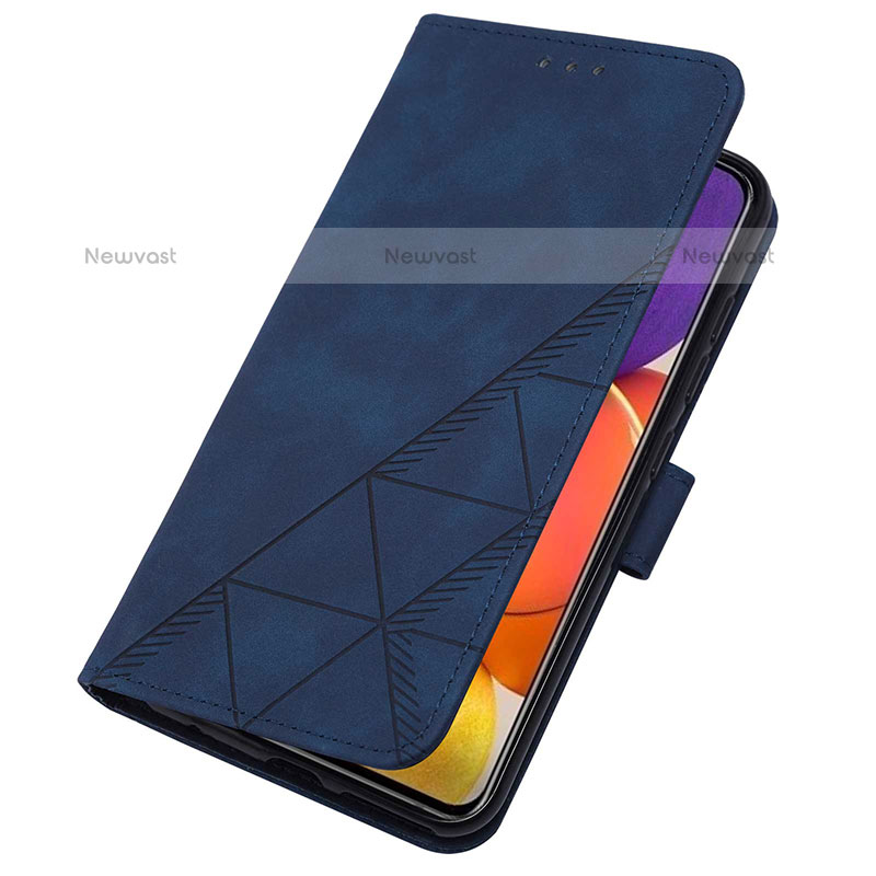 Leather Case Stands Flip Cover Holder Y03B for Samsung Galaxy Quantum2 5G