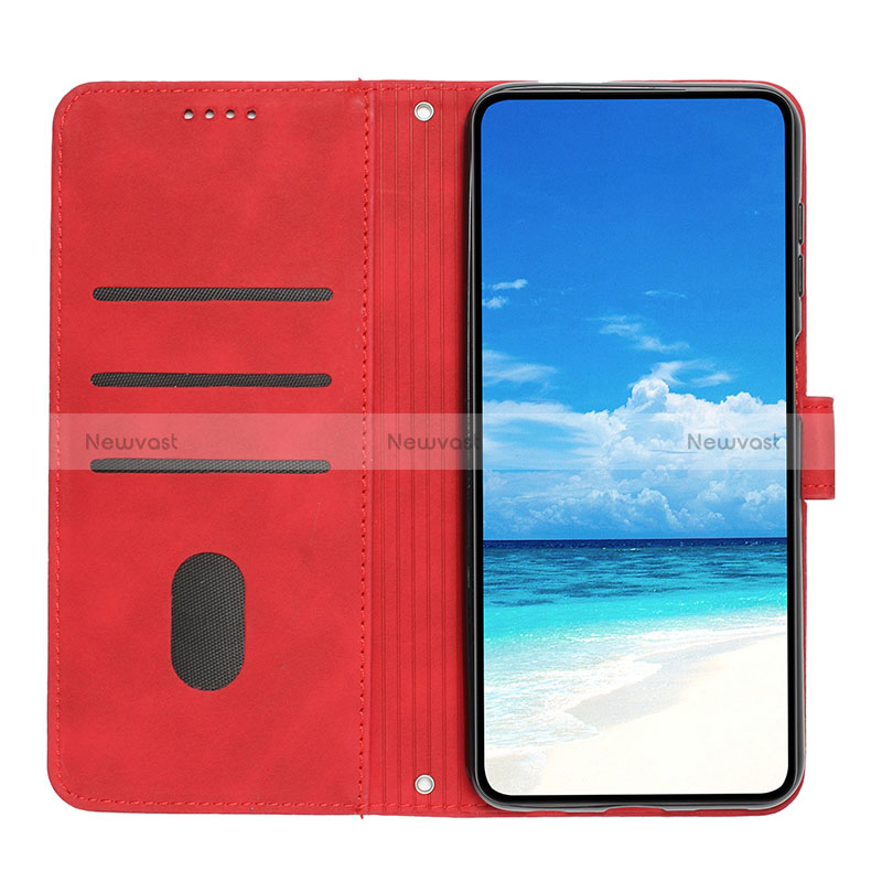 Leather Case Stands Flip Cover Holder Y03X for Motorola Moto E32 India