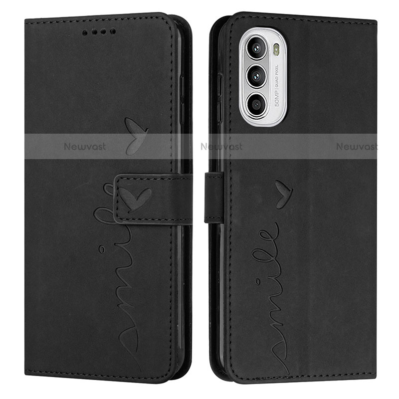 Leather Case Stands Flip Cover Holder Y03X for Motorola Moto Edge (2022) 5G