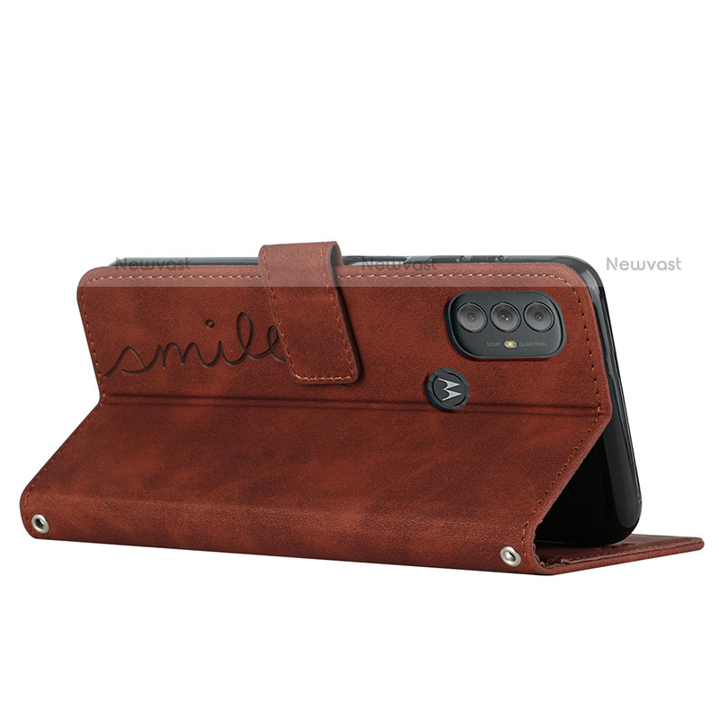 Leather Case Stands Flip Cover Holder Y03X for Motorola Moto G Play Gen 2