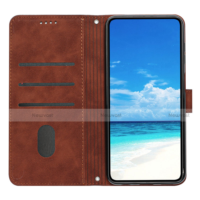 Leather Case Stands Flip Cover Holder Y03X for Motorola Moto G Stylus (2022) 5G