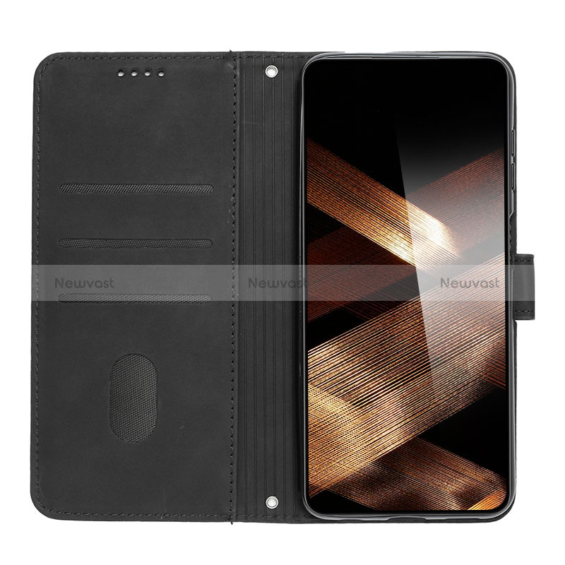 Leather Case Stands Flip Cover Holder Y03X for Motorola Moto G14