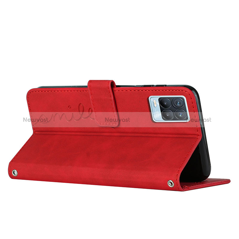 Leather Case Stands Flip Cover Holder Y03X for Realme 8 4G