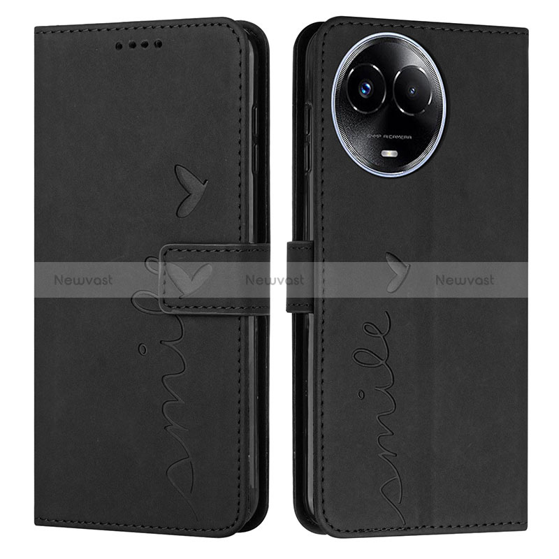 Leather Case Stands Flip Cover Holder Y03X for Realme V50s 5G