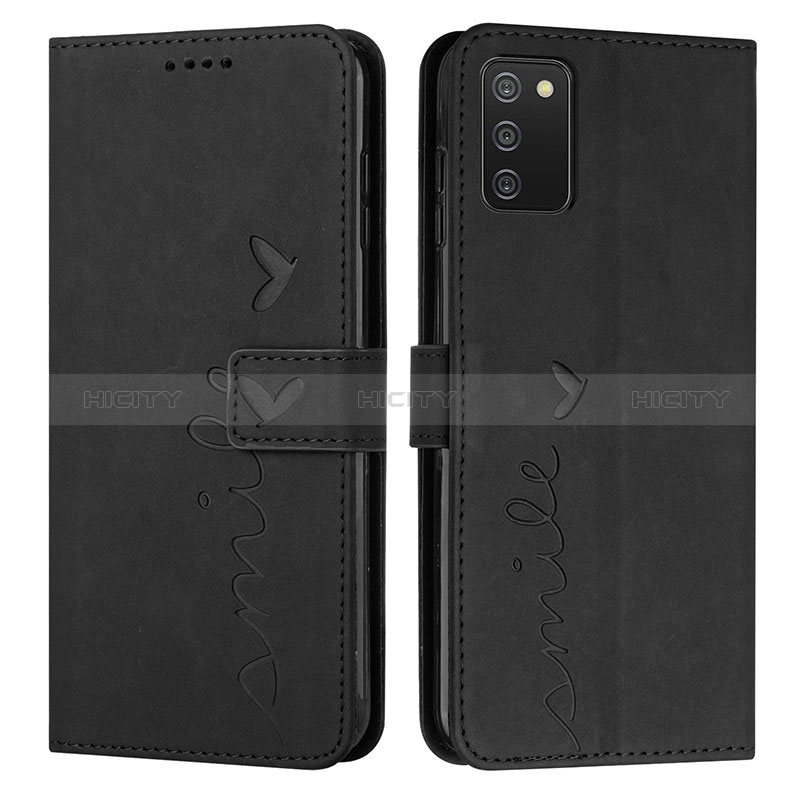 Leather Case Stands Flip Cover Holder Y03X for Samsung Galaxy A03s