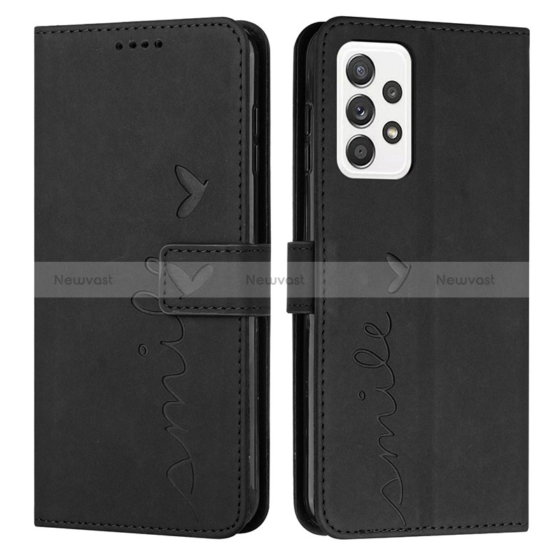 Leather Case Stands Flip Cover Holder Y03X for Samsung Galaxy A32 4G