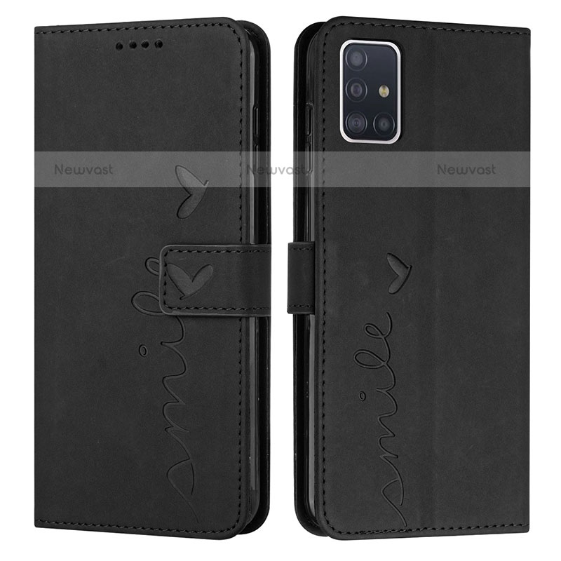 Leather Case Stands Flip Cover Holder Y03X for Samsung Galaxy A71 4G A715