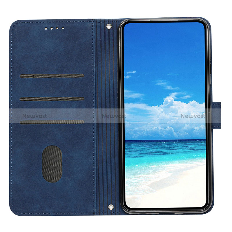 Leather Case Stands Flip Cover Holder Y03X for Samsung Galaxy M02