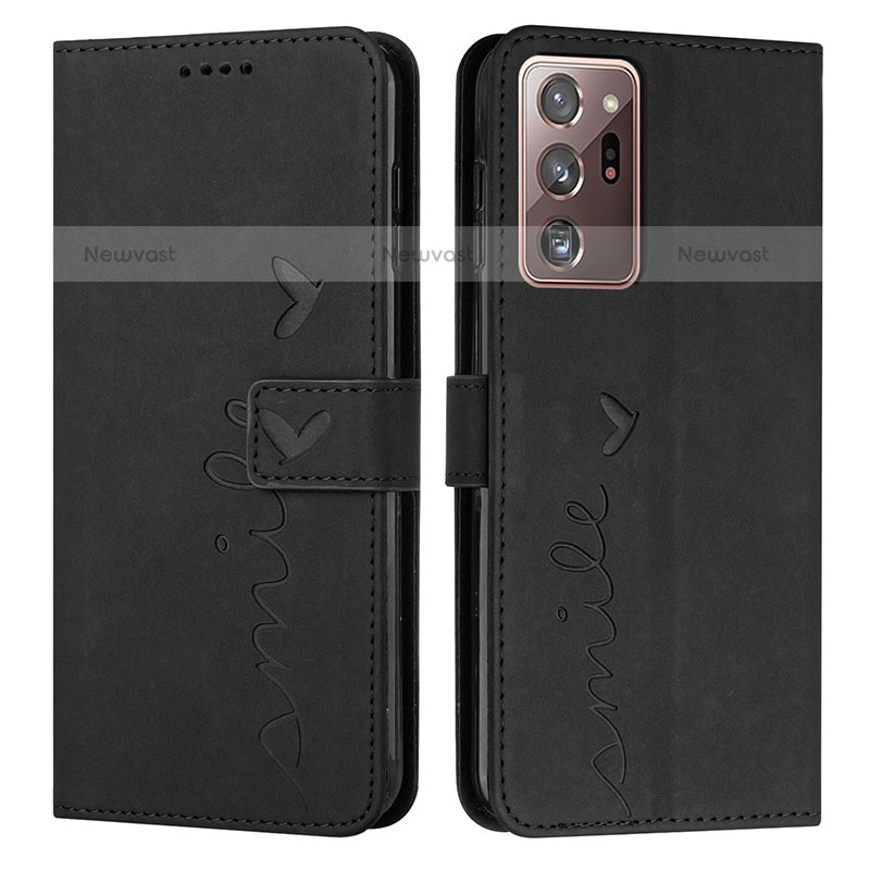 Leather Case Stands Flip Cover Holder Y03X for Samsung Galaxy Note 20 Ultra 5G