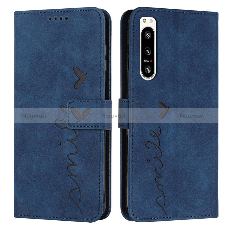 Leather Case Stands Flip Cover Holder Y03X for Sony Xperia 5 IV