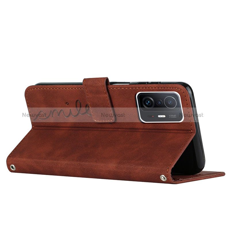 Leather Case Stands Flip Cover Holder Y03X for Xiaomi Mi 11T 5G