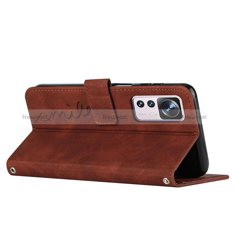 Leather Case Stands Flip Cover Holder Y03X for Xiaomi Mi 12T Pro 5G