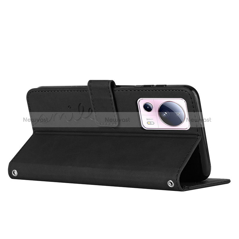 Leather Case Stands Flip Cover Holder Y03X for Xiaomi Mi 13 Lite 5G