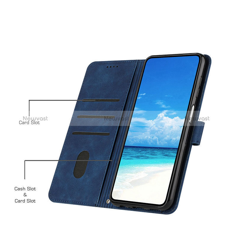Leather Case Stands Flip Cover Holder Y03X for Xiaomi Poco C55