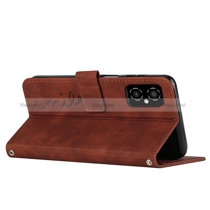 Leather Case Stands Flip Cover Holder Y03X for Xiaomi Poco M4 5G