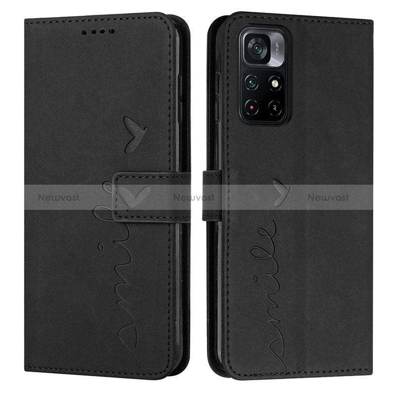 Leather Case Stands Flip Cover Holder Y03X for Xiaomi Poco M4 Pro 5G