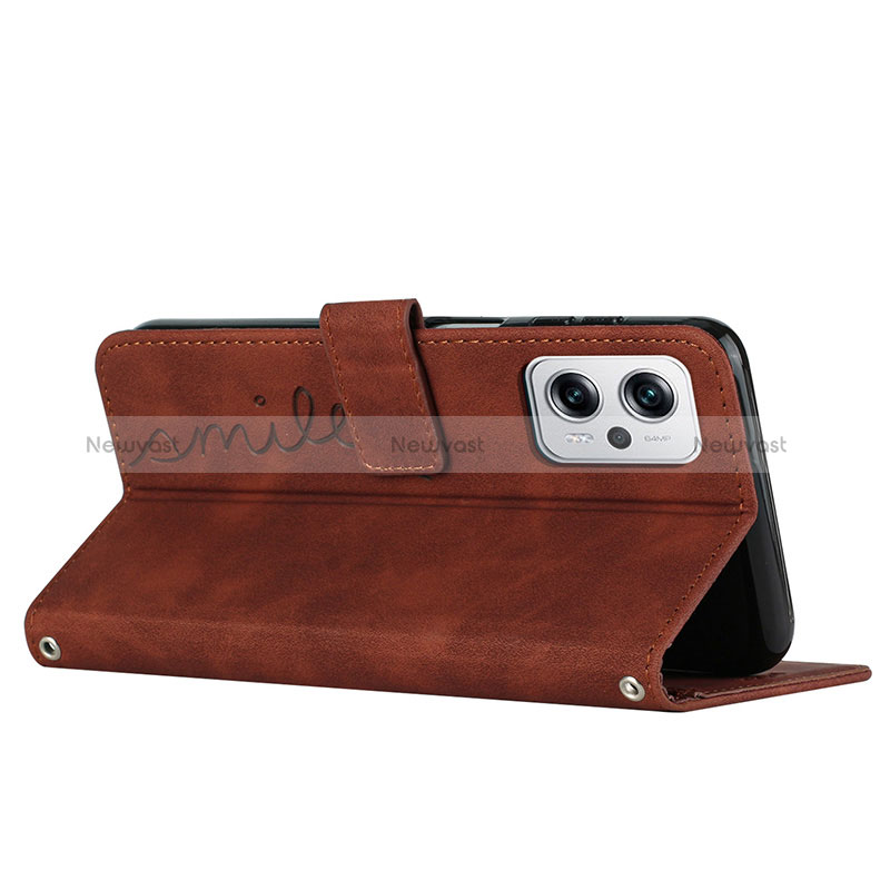 Leather Case Stands Flip Cover Holder Y03X for Xiaomi Poco X4 GT 5G