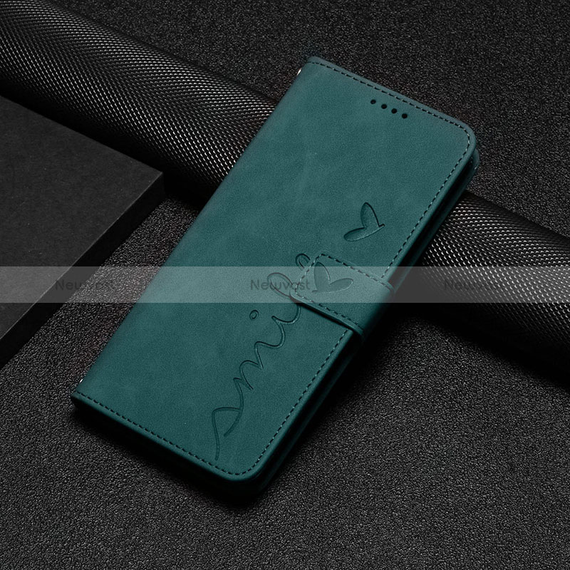 Leather Case Stands Flip Cover Holder Y03X for Xiaomi Poco X5 Pro 5G Green