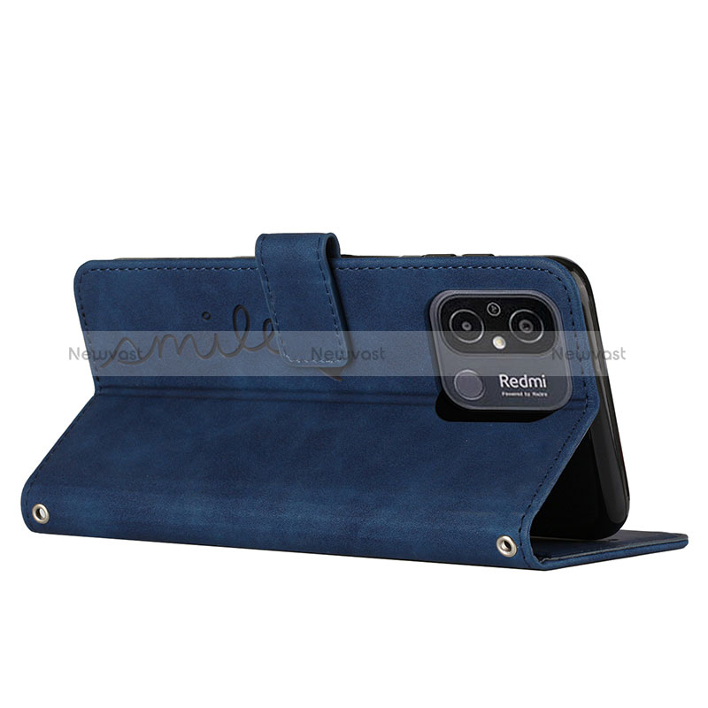 Leather Case Stands Flip Cover Holder Y03X for Xiaomi Redmi 12C 4G