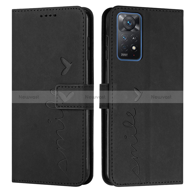 Leather Case Stands Flip Cover Holder Y03X for Xiaomi Redmi Note 11 Pro 4G